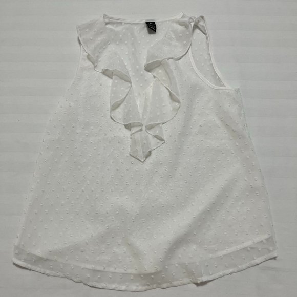 SHEIN white sleeveless Top Size XS - Picture 2 of 8